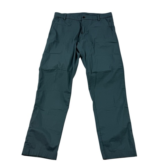 lululemon athletica Other - Lululemon Mystic Green Cotton Commission Pants Wind Resistant Reflective 34x30